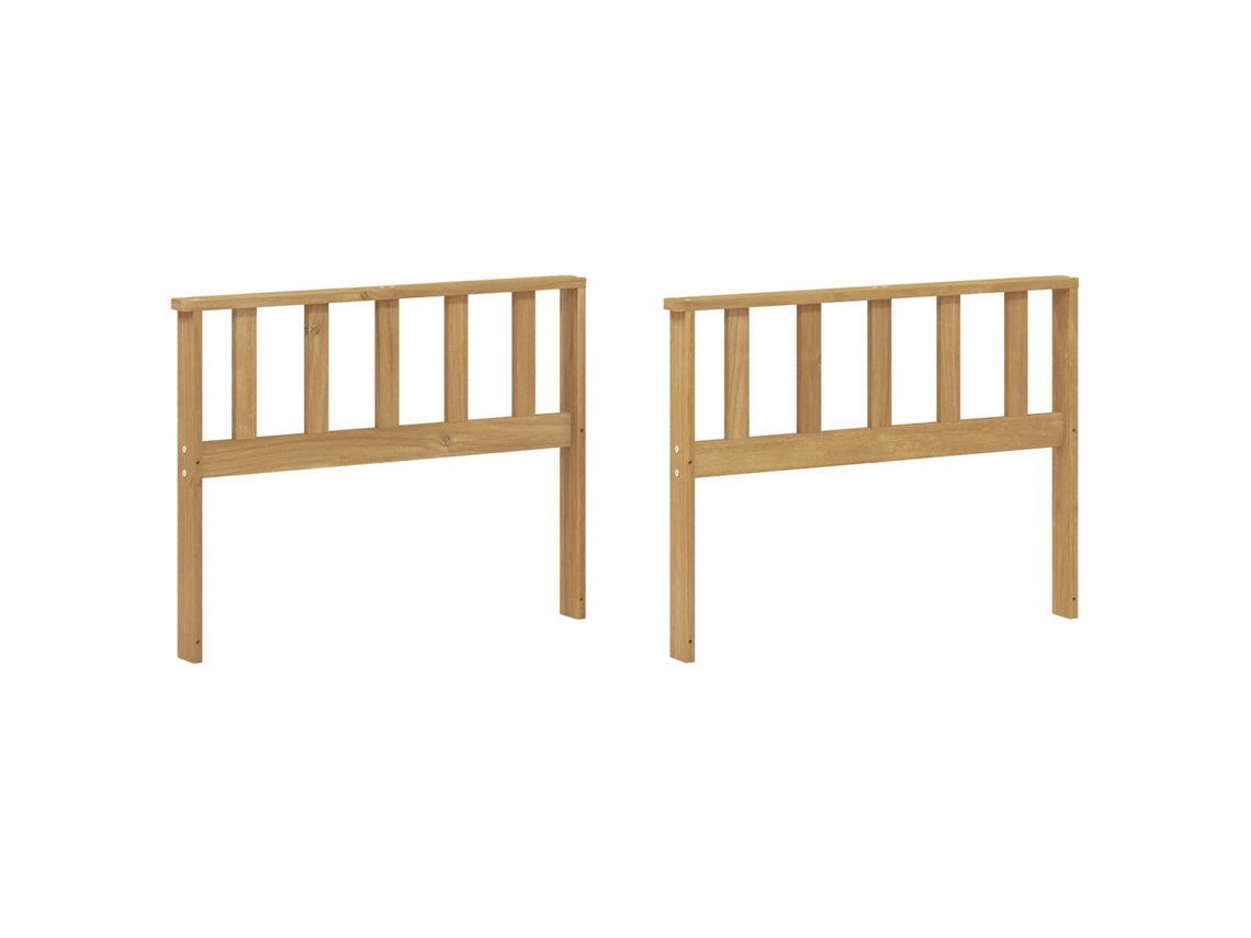 Vidaxl Módulo De Braços 2 Pcs Branco 80 X 6 X 61 Cm