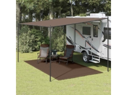 Vidaxl Tapete De Campismo Para Tenda 250x450 Cm Castanho