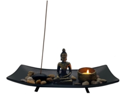 Suporte Para Queimador De Incenso Zen Budismo, Ornamentos Feng Shui, Decoração Para Casa, Escritório, Quarto, Meditação, Paz, Relaxamento Zeuxo