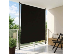 Vidaxl Cortina Rolô Exterior Preto 200 X 270 Cm