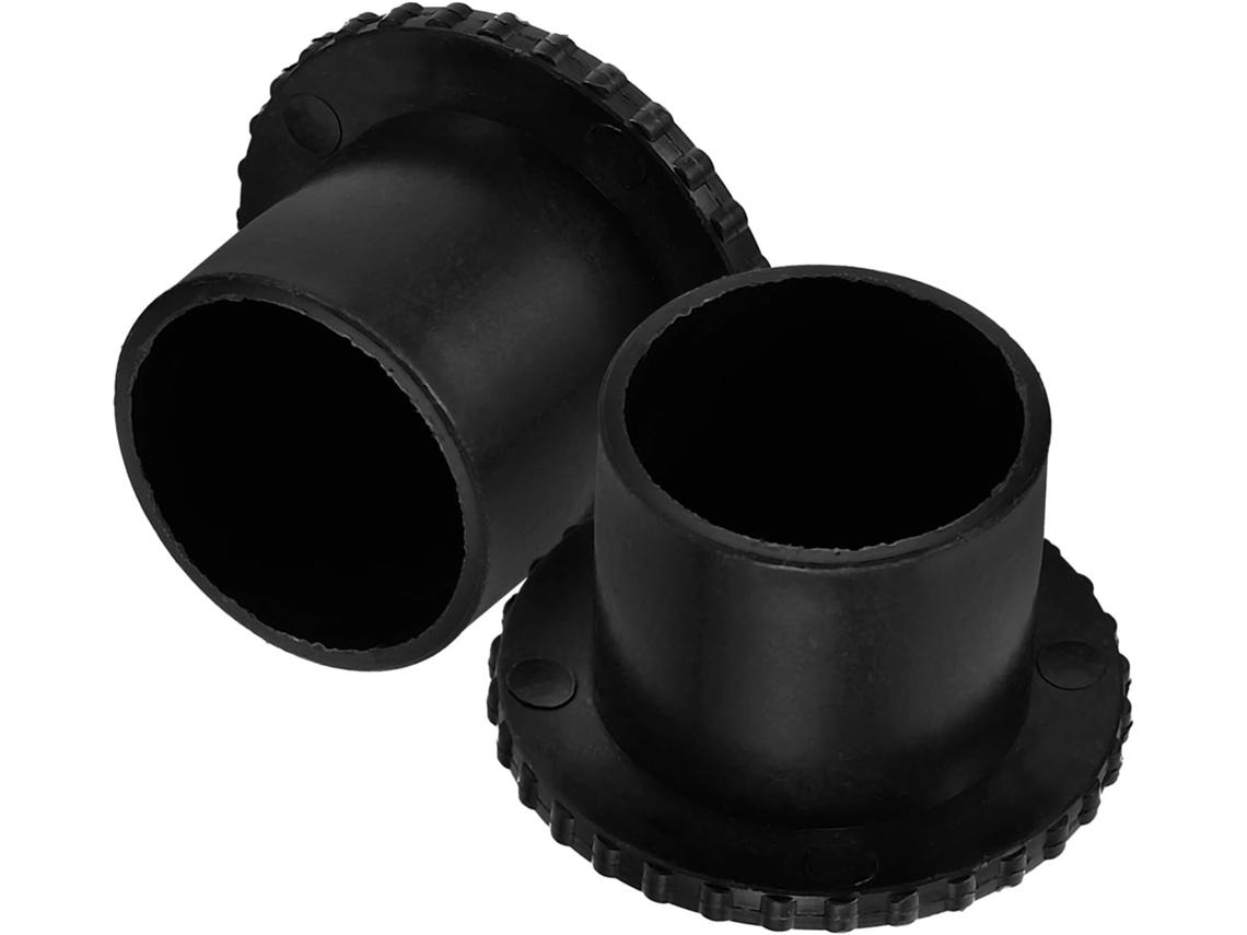 Tampas de Acabamento para Varal Roupas, 2 Peças, em Plástico Preto com Proteção Contra Arranhões. CHABERLU