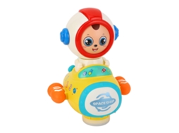 Bj-brinquedo Para Tummy Time Com Luz E Música Astronauta Com Rostos Mudáveis Carro Marcha Universal Bebê Musical