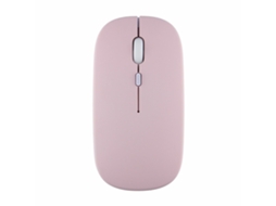 Mouse Sem Fio Bluetooth Recarregável 2.4g Para Ipad, Macbook E Laptop Rosa Modo Bluetooth SUNNY SPACES
