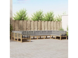 Vidaxl Conjunto De Sofás Para Exterior 10 Unid.