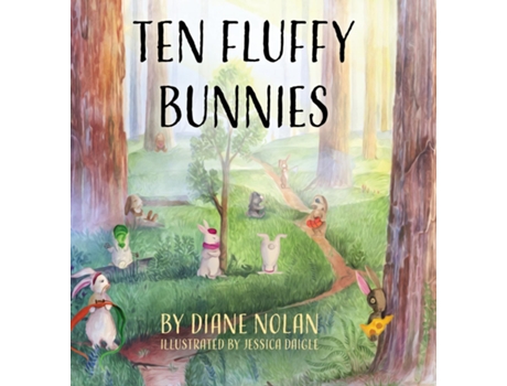 Livro Ten Fluffly Bunnies de Diane Nolan (Inglês)