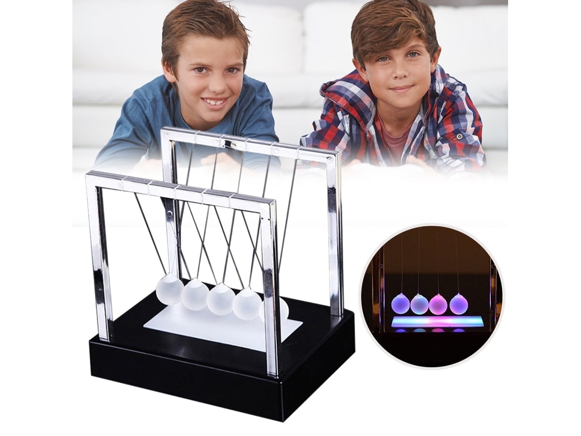 Primerox bola de Pêndulo Luminoso Led Bola de Vidro Ornamentos de Mesa para Decoração Residencial e Estudo