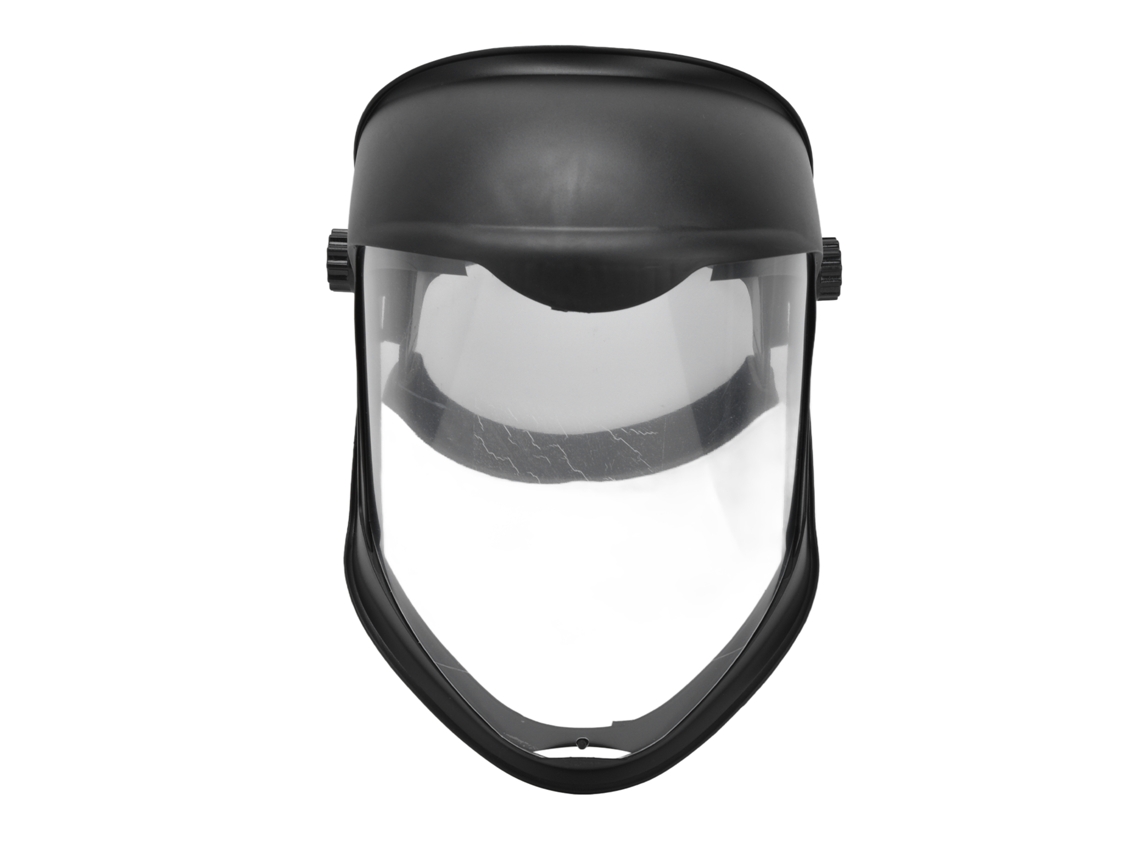 Visor de rosto completo, antirreflexo, leve, resistente a impactos, quente