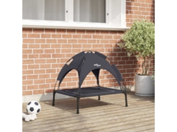 Vidaxl Cama Para Cachorro 63 X 49,5 X 60 Cm Aço Preto
