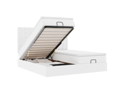 Cama Otomana com Colchões Leds Couro Artificial MAISON EXCLUSIVE (180x200 cm)
