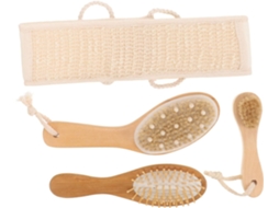 Lurelia Pack De 4 Escovas Esponja De Banho Para Corpo E Rosto, Esponja Suave, Dupla Face E Limpeza Profunda