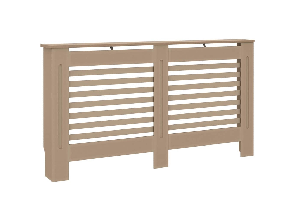 Radiator Cover, Radiator Covers Vidaxl Marrom Mdf (152 X 19 X 81.5 Cm)