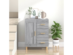 Aparador 69,5x34x90 cm Madera Procesada Color Gris Sonoma