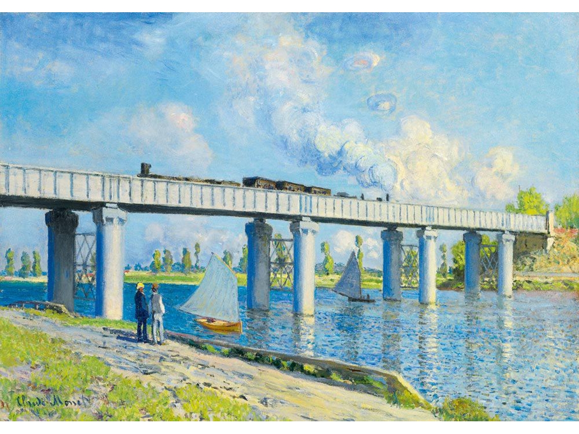 Puzzle Bluebird Ponte Ferroviária em Argentuil 1000 Peças