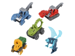 Primerox brinquedos de Dinossauro Montáveis Diy Conjunto de Veículos Engenharia Educativo para Crianças