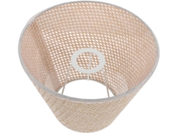 Cúpula Hexagonal Decorativa Em Rattan Sintético Trançado À Mão, Formato E27, Na Cor Ouro Rosa Luminoso.