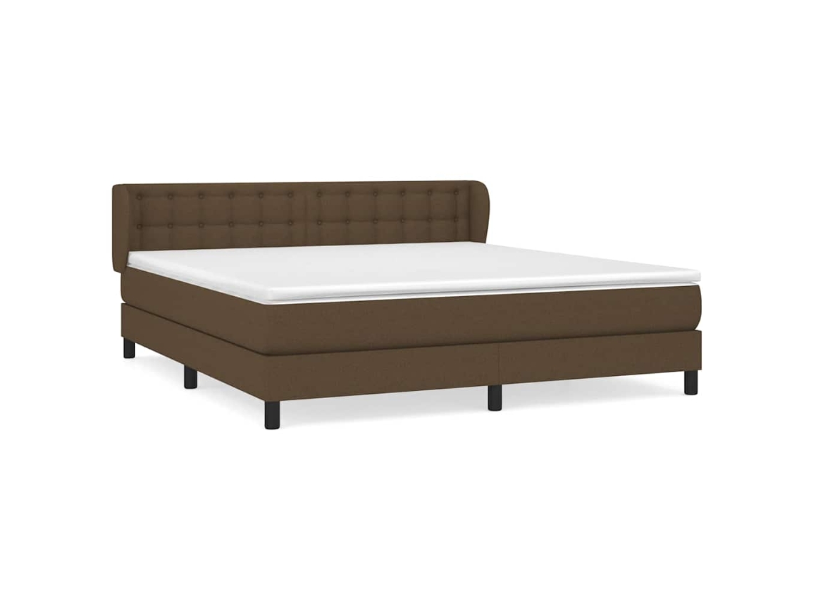 Box Spring Bed, Box Spring Beds Vidaxl Marrom Tecido (180 X 200 Cm)