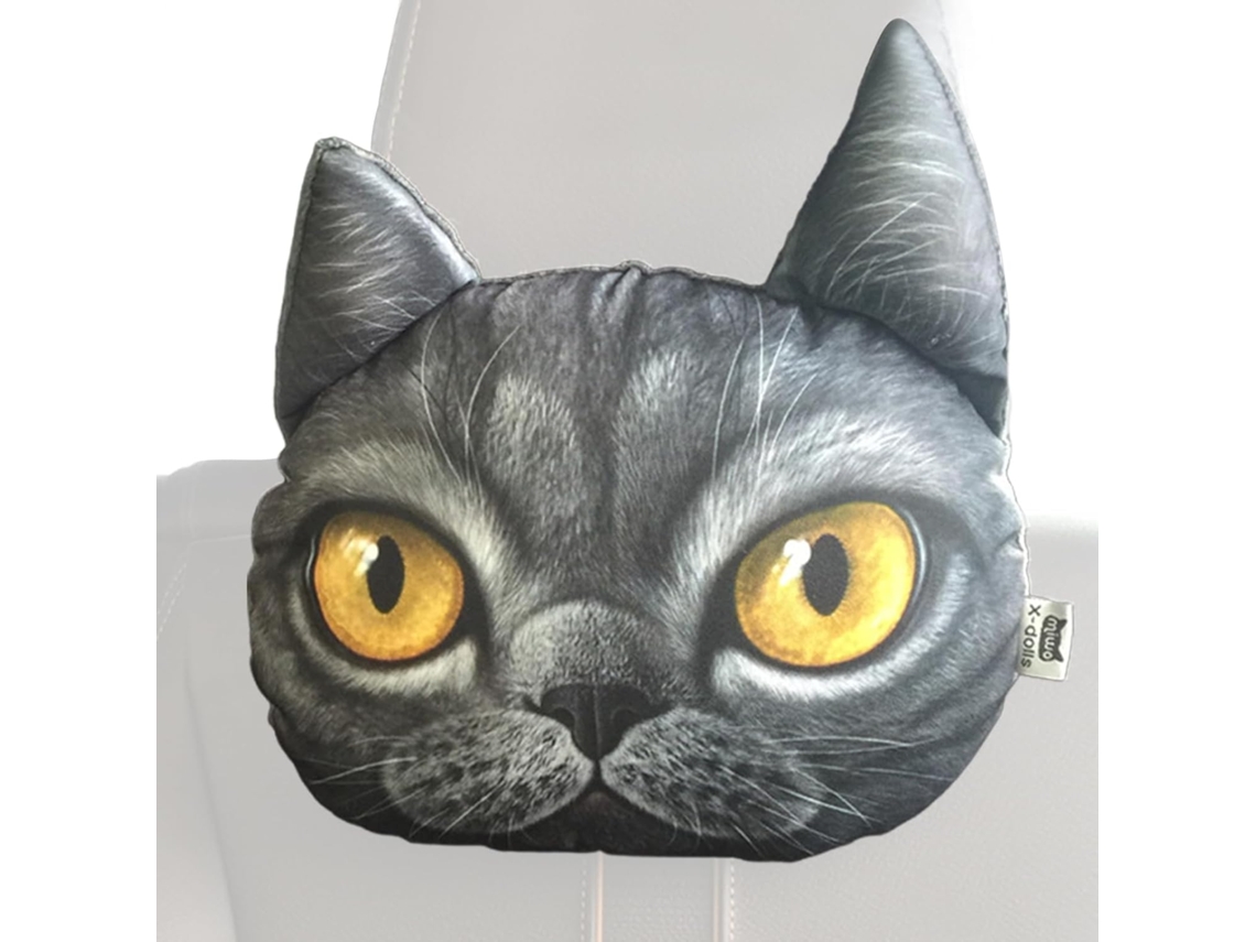 Apoio de Pescoço para Carro Confortável e Respirável Gatos, Encosto Cabeça Banco, Ideal Crianças, CHABERLU
