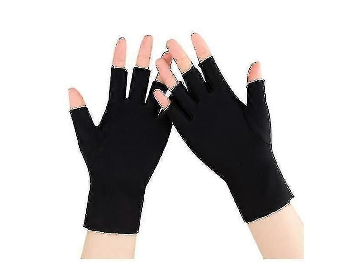 2 Pares de Luvas Uv para Lâmpada Unha Gel, Proteção Manicures Alta Qualidade GOKOCO
