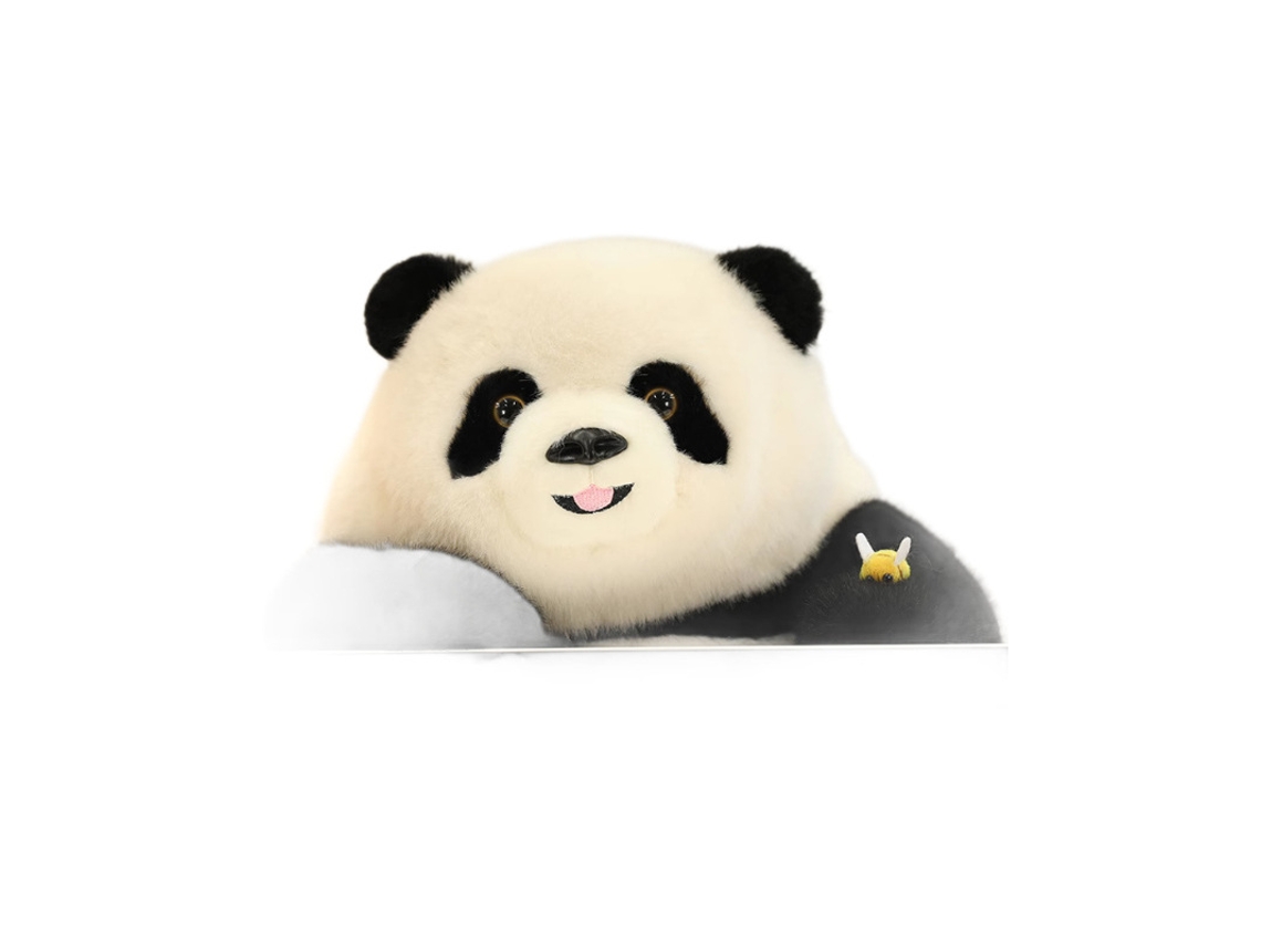 Urso Panda Pelúcia Estilo Abelha Fofo Brinquedo Lembrança Zoológico Cor da Imagem CHABERLU