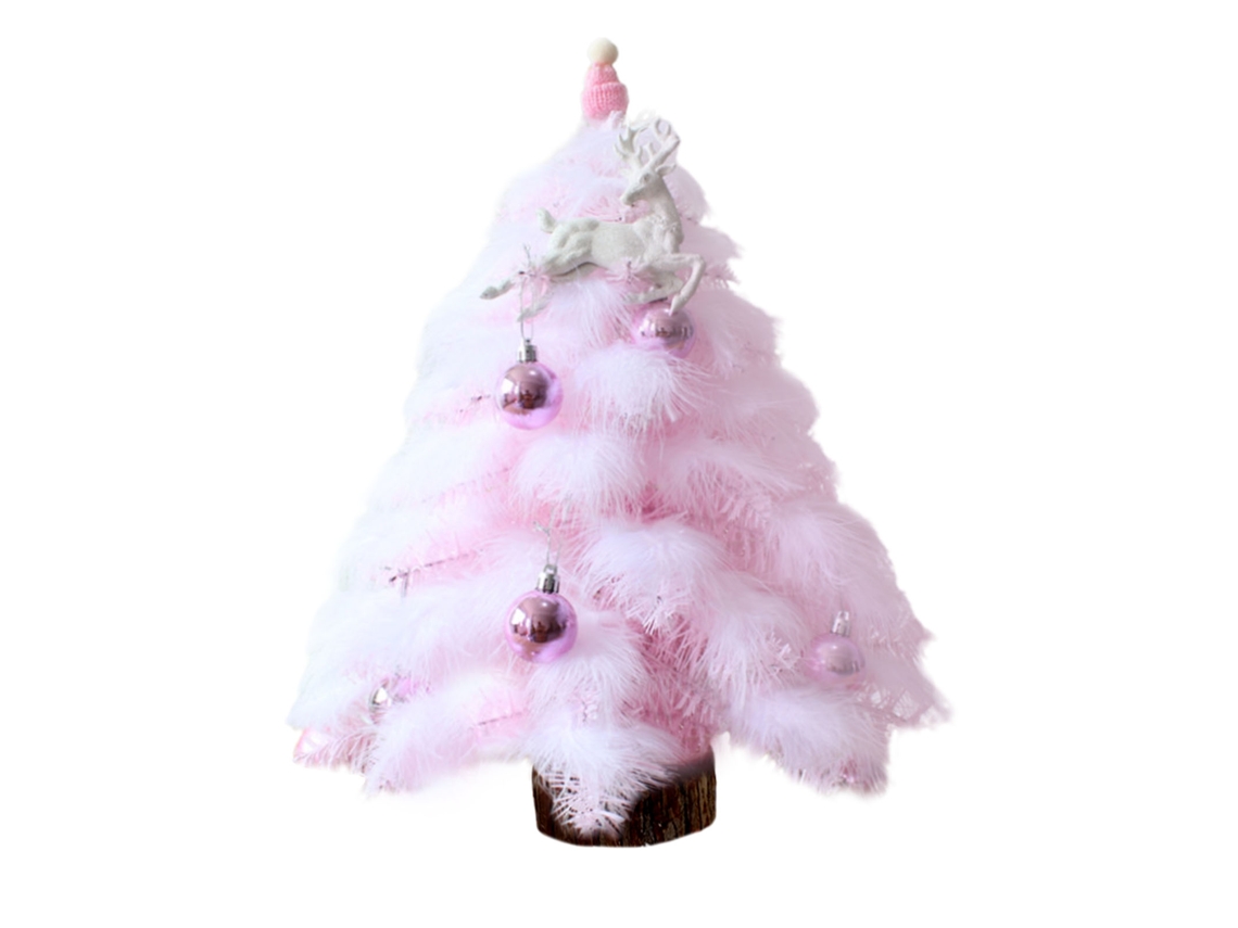 Decoração De Mesa Árvore De Natal Mini 45cm