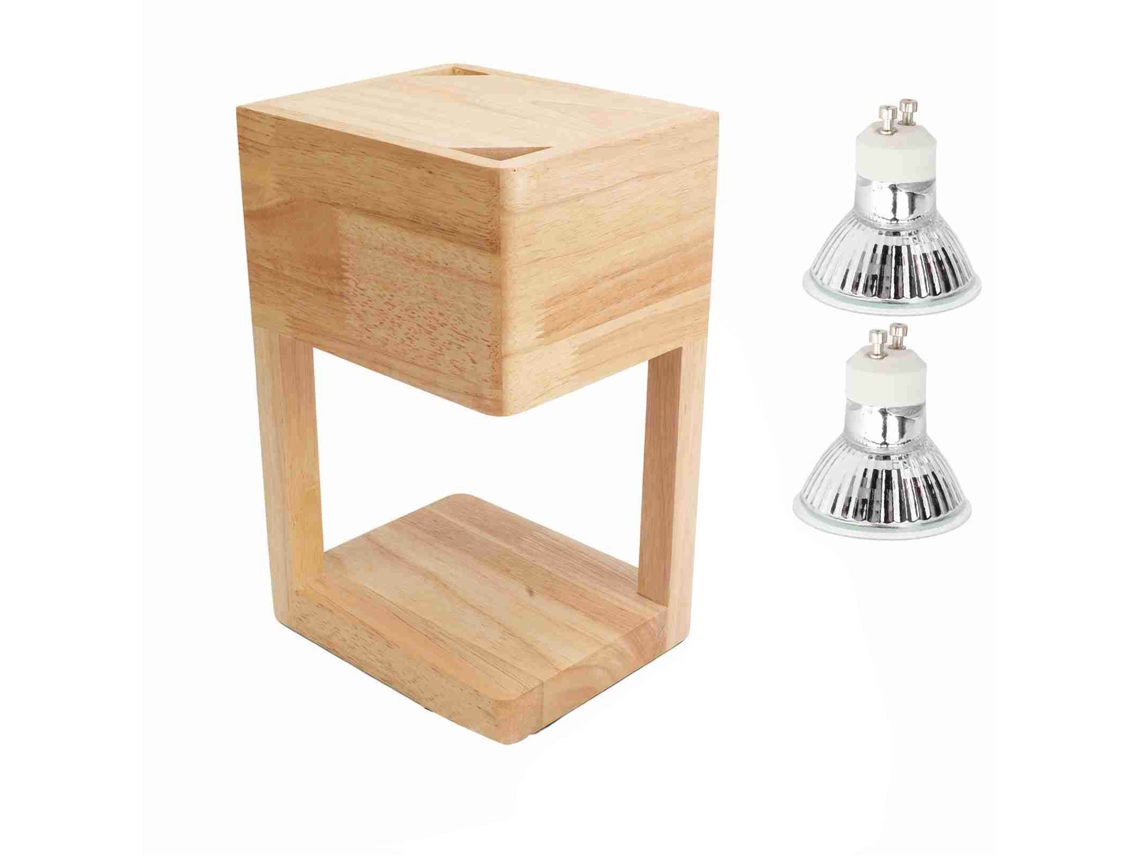 2026 lâmpada de Velas Aromáticas de Madeira Regulável com Aquecimento de Cera Perfumada para Quarto Plugue Uk 110‑240v