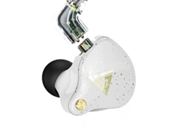 FONES DE OUVIDO ESPORTIVOS SEM FIO MDUG com cancelamento de ruído, graves, driver dinâmico 1dd, microfone (branco)