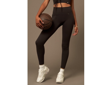 Leggins De Mulher Believe Athletics Long Flow Castanho (s)