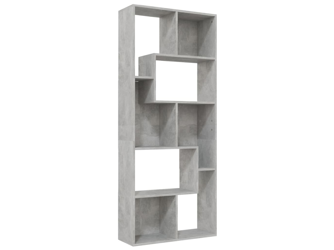 Book Cabinet, Book Cabinets Vidaxl Cinzeto Madeira Processada (n/a)