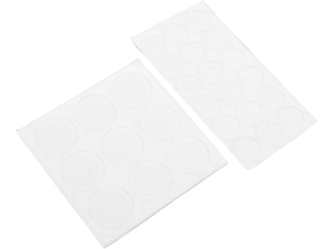 Wooneky Kit Com 27 Peças De Protetores Universais Silicone Para Assento Vaso Sanitário Adesivo Forte Móveis E Alto