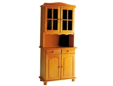 Armário 4 Portas Pinho Maciço MOBLIT Série Canet Medidas: 197X88X42 Cm Alturaxlarguraxprofundidade Cor Mel