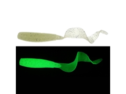 Pacote com 10 Iscas Artificiais de Silicone Sintético para Peixes, Iscas Macias, Levemente Salgadas. MDUG (85mm Luminoso)
