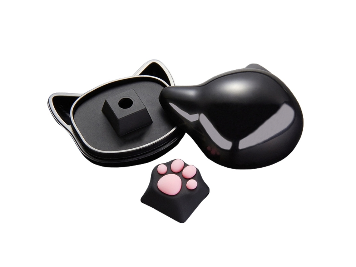 Lurelia Keycaps Pé Gato Fofas Atualizadas Duráveis Texture Abs Perfil Oem Para Teclado Mecânico