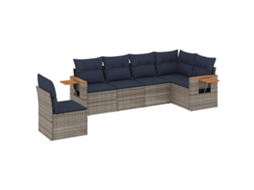Garden Sofa Set, Garden Sofa Sets Vidaxl Cinzeto Rattan / Vime (n/a)