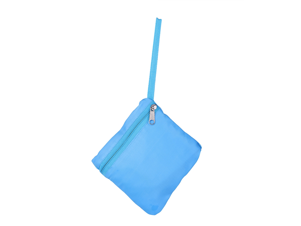 Mochila de Malha com Cordão para Crianças Armazenamento de Brinquedos Praia Piscina Azul | S/MARCA
