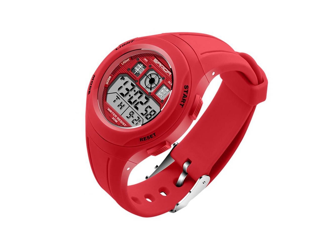 Reloj Electrónico Multifuncional Para Estudiantes Fashionable Sanda (rojo)