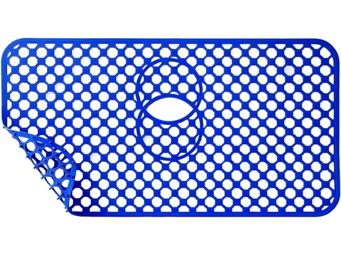 Tapete Protetor De Silicone Antiderrapante E Resistente Ao Calor Para Cozinha, 66x 35, 5cm 26x 14 Polegadas, Com 2 Furos