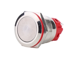 Interruptor De Botão Com Trava Automática 9~30v Dc 19mm 1no 1nc Com Shell De Aço Inoxidável