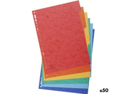 Espaçadores Exacompta Nature Future Multicolor A4 (50 Unidades)