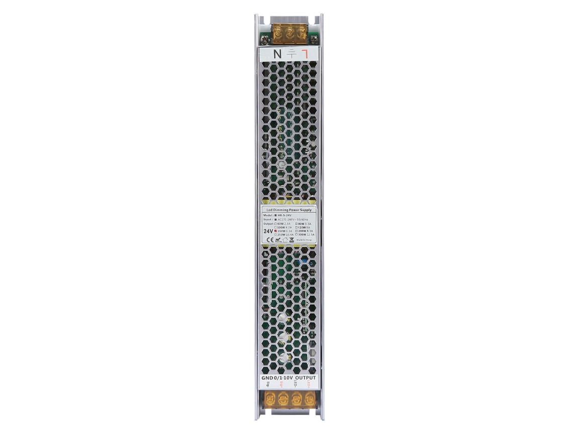 Fonte de Alimentação Regulável SCR Impermeável para LED AC170‑260V Entrada DC24V 250W