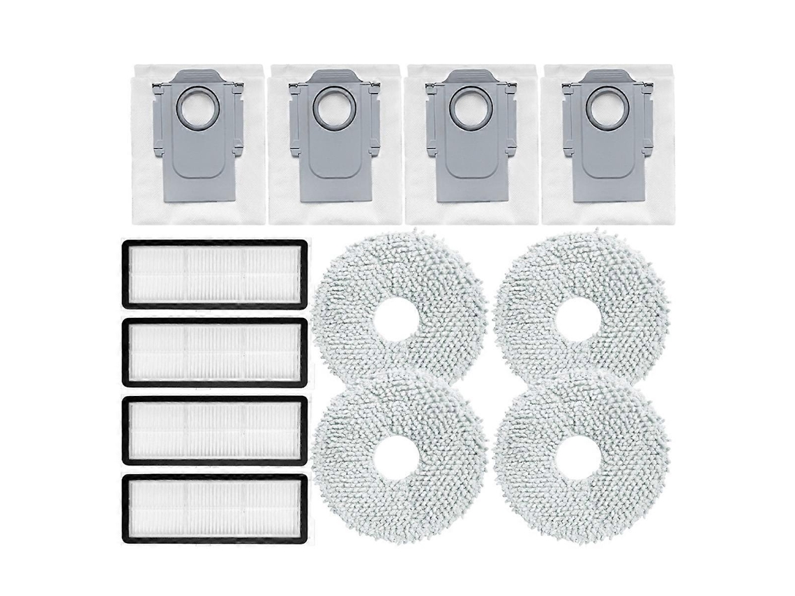 Para Roborock Qrevo Curv Substituição Filtros Hepa Mop Pads Sacos De Pó Peças De Reposição Acessórios Brilvibera