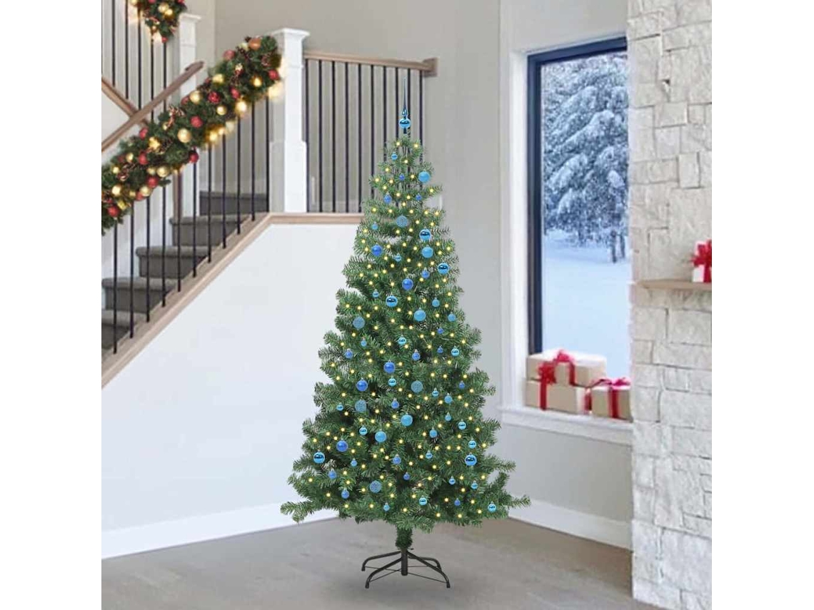 Vidaxl Árvore De Natal Verde 240 Cm Pvc