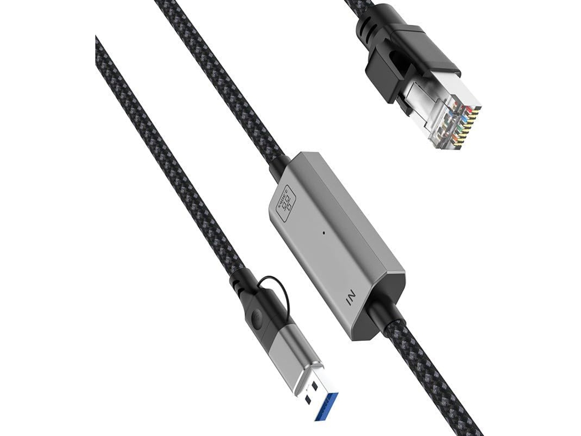 Adaptador Genérico Usb Tipo-c Para Ethernet, Cabo De 3 M