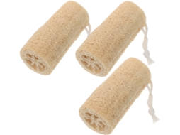 Lurelia Conjunto De 3 Buchas Vegetais De Banho Para Duche, Bucha Natural