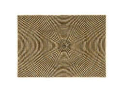 Vidaxl Tapete De Área Preto 120 X 170 Cm Juta