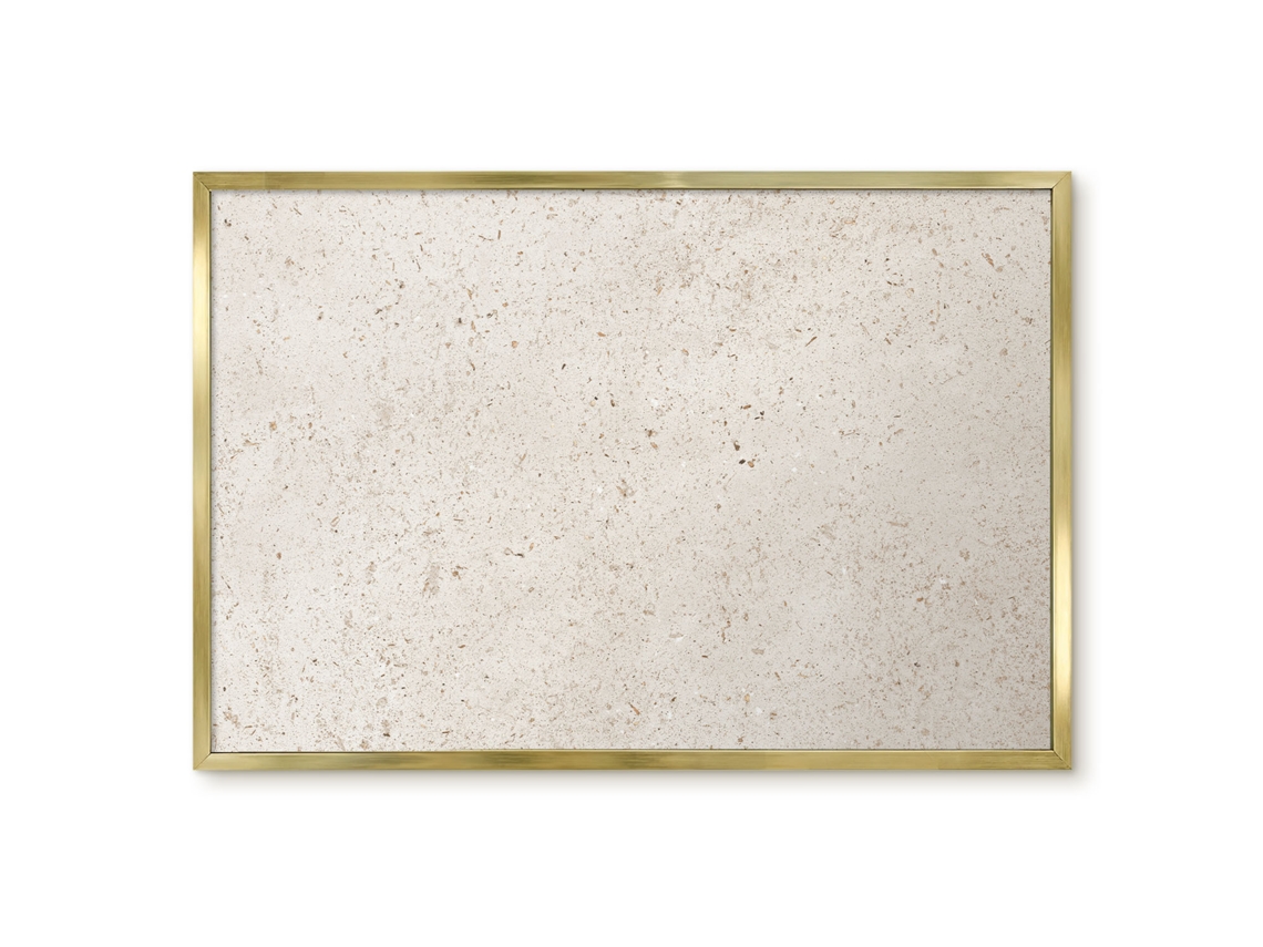 Quadro de parede magnético cinza Elegance para escritório Espelharte (60x40 cm)