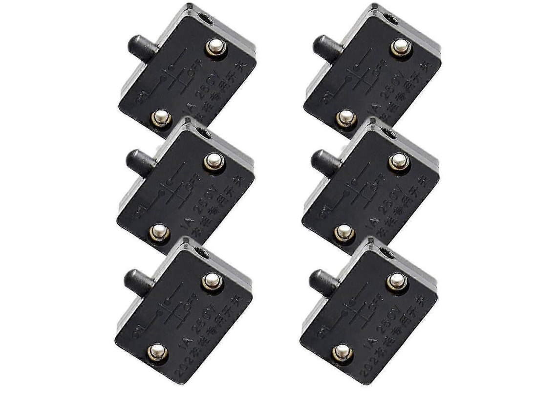 Conjunto De 6 Interruptores Led Para Portas Armários, Interruptores Elétricos Normalmente Fechados Para Iluminação De Armários E Despensas