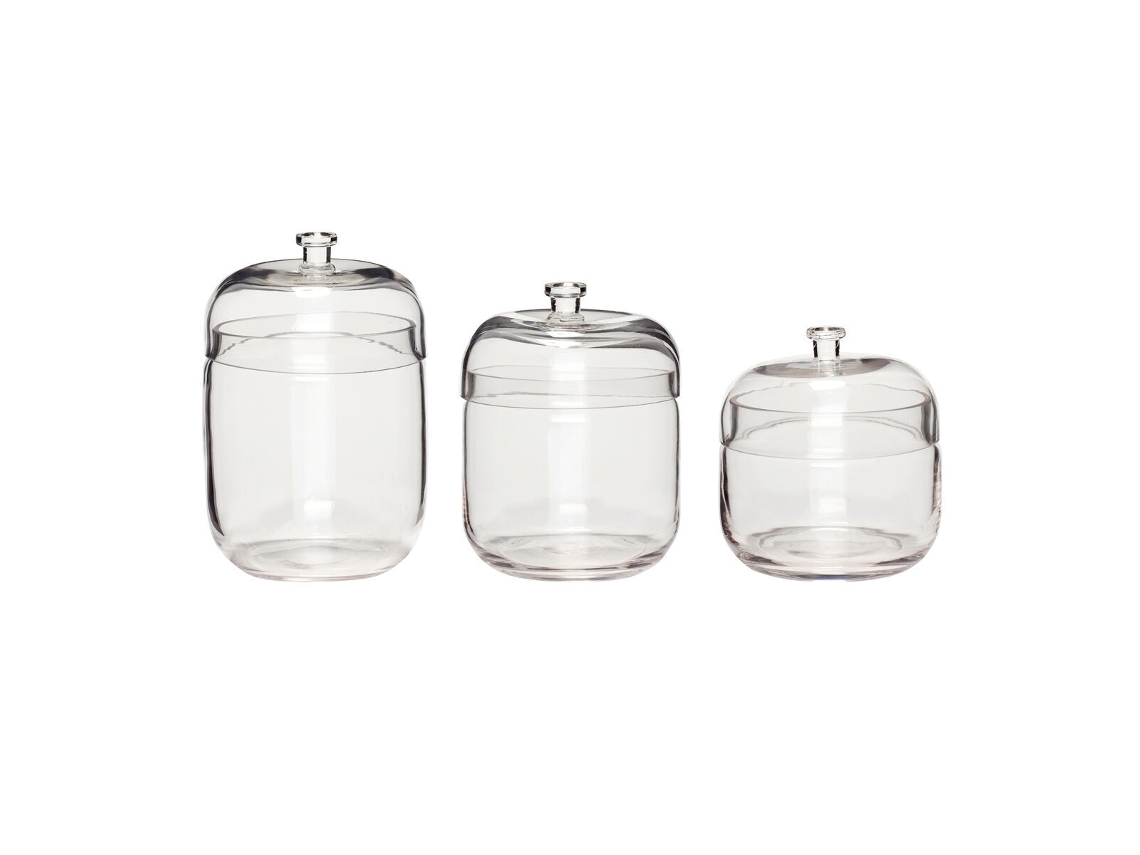 Conjunto de 3 Boiões de Cozinha Hubsch Interior Fill