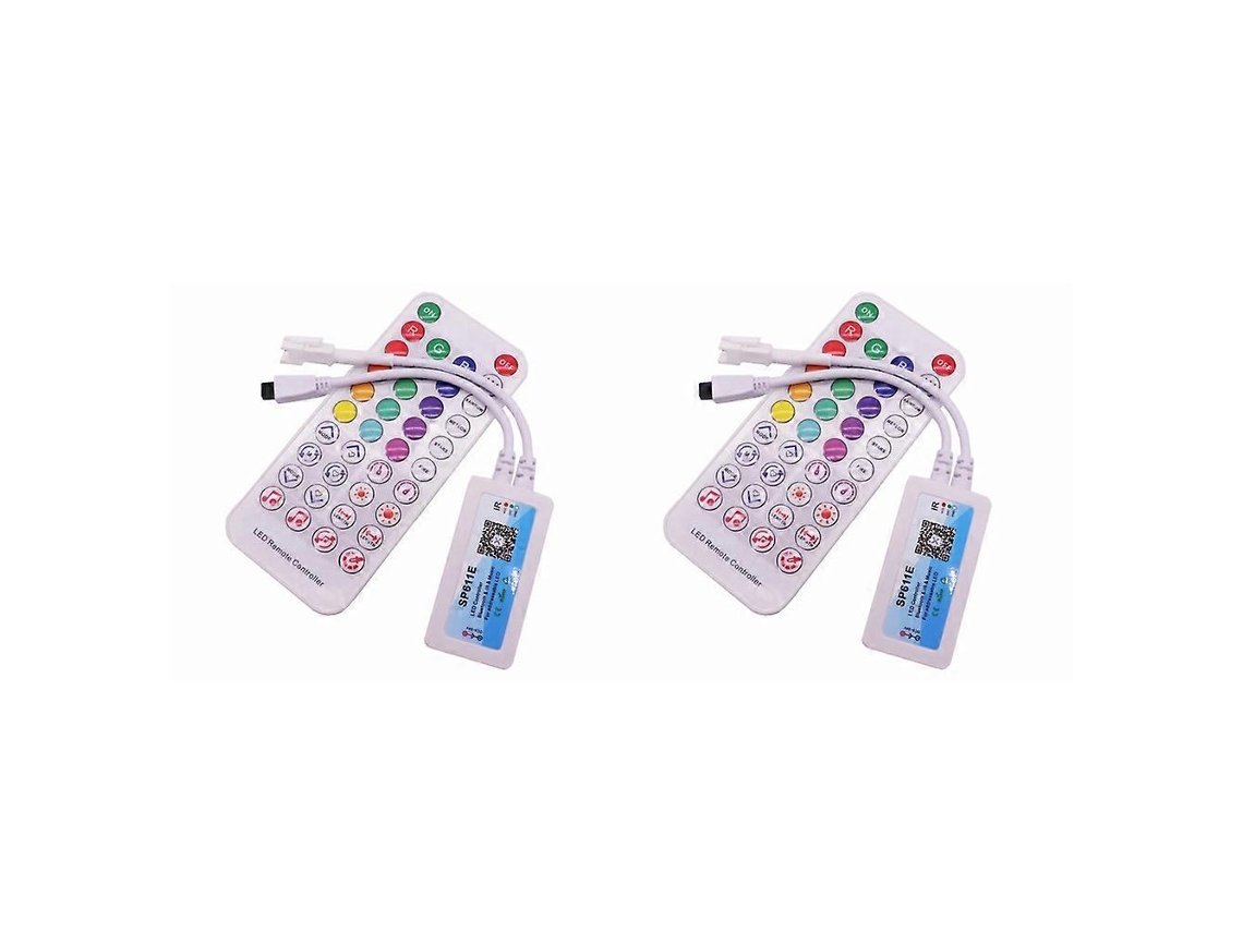 Controladores Inteligentes Bluetooth Rgb Sp611e Para Fita De Led Rgb Endereçável Ws2812b Sk6812 Ws2811 (2 Unidades)