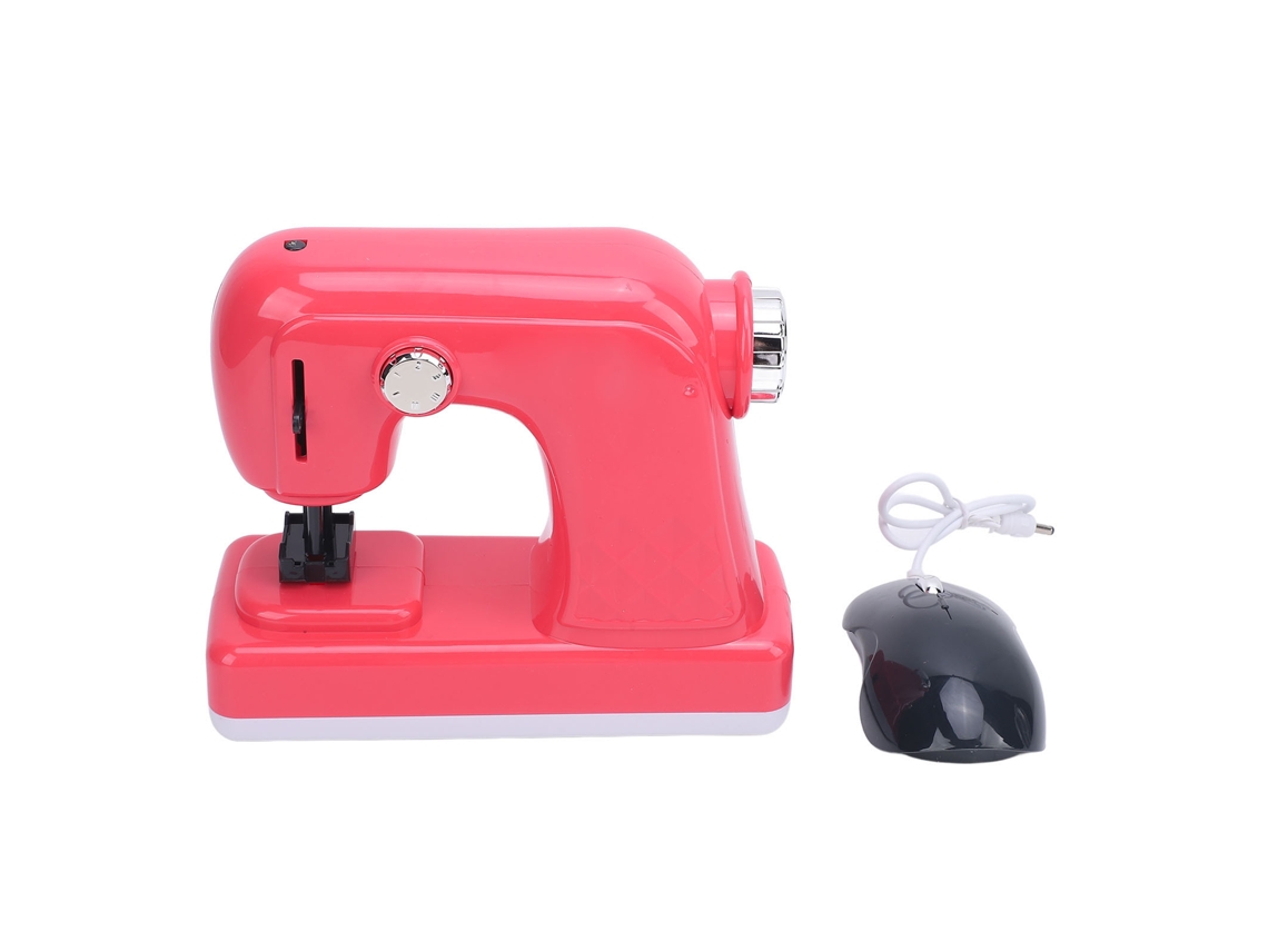 Mali brinquedo Máquina de Coser para Crianças com Bateria Kit Educativo de Costura Iniciante