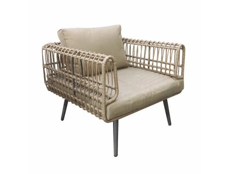 Sofá de Exterior DUDECO (Aço - Bege)